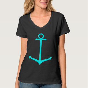 Camiseta Presentes de Âncora Náutica Elegantes para Marinhe