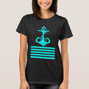 Camiseta Presentes de Ancoragem Náutica de Pré-Papoilas par