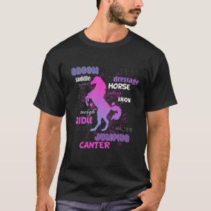 Camiseta Presentes de Animais da Fazenda de Cavalos para Am