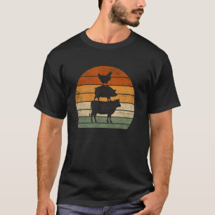 Camiseta Presentes de Animais de Fazenda Mulheres Homens Va