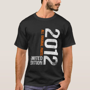Camiseta Presentes de Aniversário de 14 Anos Vintage 2012 M