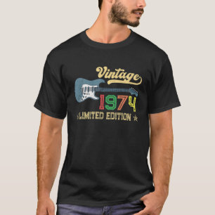 Camiseta Presentes De Aniversário De 1974, Amantes De Violã