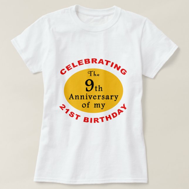 Camiseta Presentes de aniversário de 30 anos (Frente do Design)
