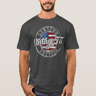 Camiseta Presentes de Aniversário de 50 anos Vintage 1975 p