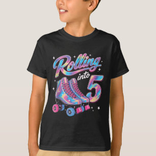 Camiseta Presentes de Aniversário de Patins de Rodas
