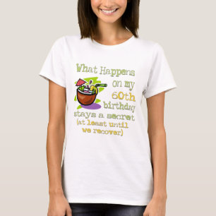 Camiseta Presentes de aniversário do divertimento 60th