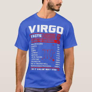 Camiseta Presentes de aniversário - Fatos de Virgem
