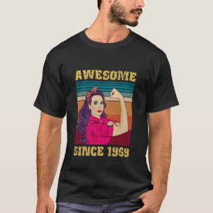 Camiseta Presentes de Aniversário para Mulheres de 57 Anos
