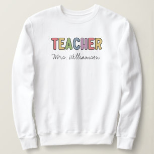 Camiseta Presentes de Apreciação Coloridos de Professores d