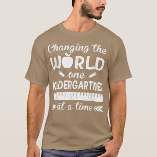 Camiseta Presentes de Apreciação de Professores do Jardim d