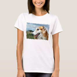Camiseta Presentes de Arte Borzoi