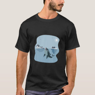 Camiseta Presentes De Arte De Baleia Orca Engraçados Para 