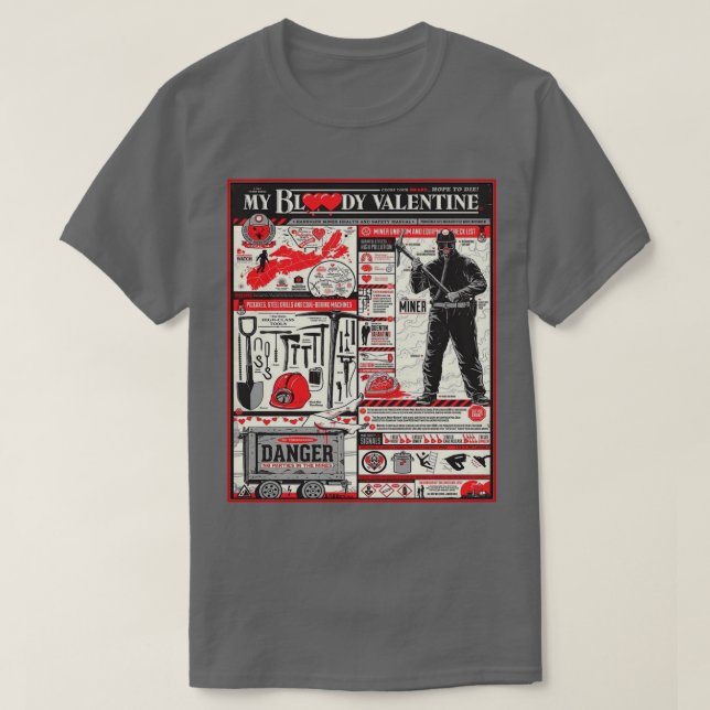 Camiseta presentes de arte de fãs de namorados (Frente do Design)