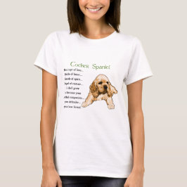 Camiseta Presentes de Arte em Cocker Spaniel