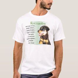 Camiseta Presentes de Arte Rottweiler