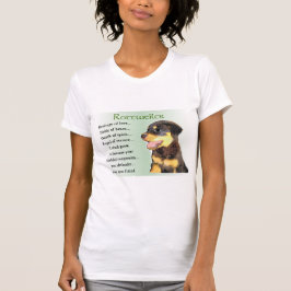 Camiseta Presentes de Arte Rottweiler