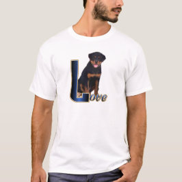 Camiseta Presentes de Arte Rottweiler