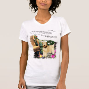 Camiseta Presentes de Arte Terrier de Rodas Revestidas Suav