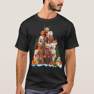 Camiseta Presentes de árvores do Natal australiano Labradoo