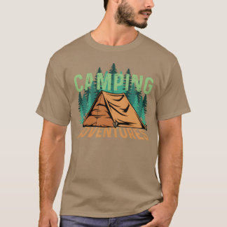 Camiseta Presentes de Aventuras de Camping Pessoa da Nature