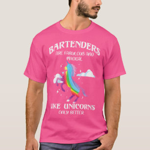 Camiseta Presentes de Barman Feminino - Barmen São Mágicos