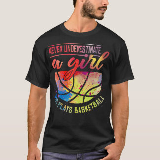 Camiseta Presentes de Basquetebol para Adolescentes Meninas