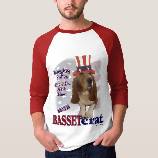 Camiseta Presentes de Caça-Basset (Frente)