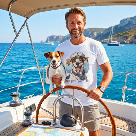 Camiseta Presentes de Cão Náutico para Proprietários de Bar