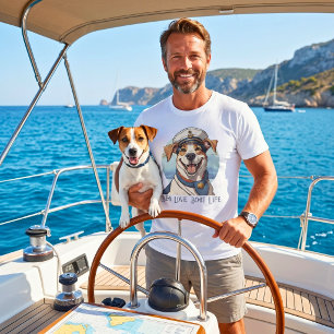Camiseta Presentes de Cão Náutico para Proprietários de Bar