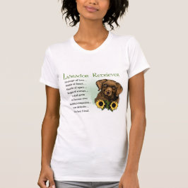 Camiseta Presentes de chocolate Labrador rebitador