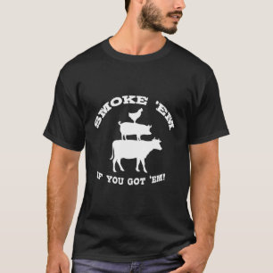 Camiseta Presentes De churrasco Para Carnes Masculinas Barb