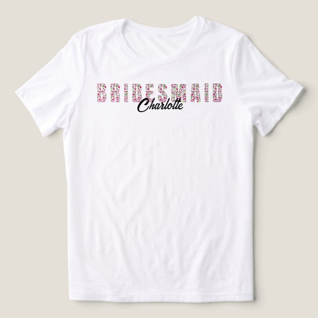 Camiseta Presentes de Chuveiro de Noiva de Pickleball Perso (Design frontal)