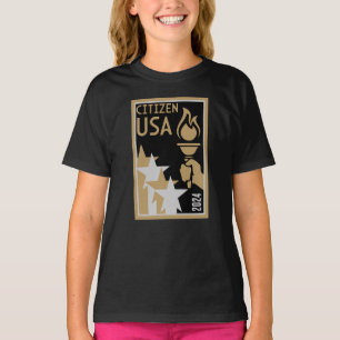 Camiseta Presentes de cidadania americana