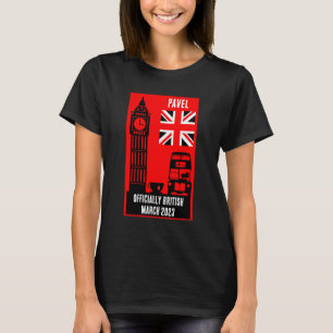 Camiseta Presentes de Cidadania Britânica