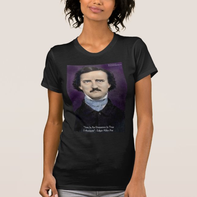 Camiseta Presentes de Citação de Sabedoria "Entusiasmo" de  (Frente)