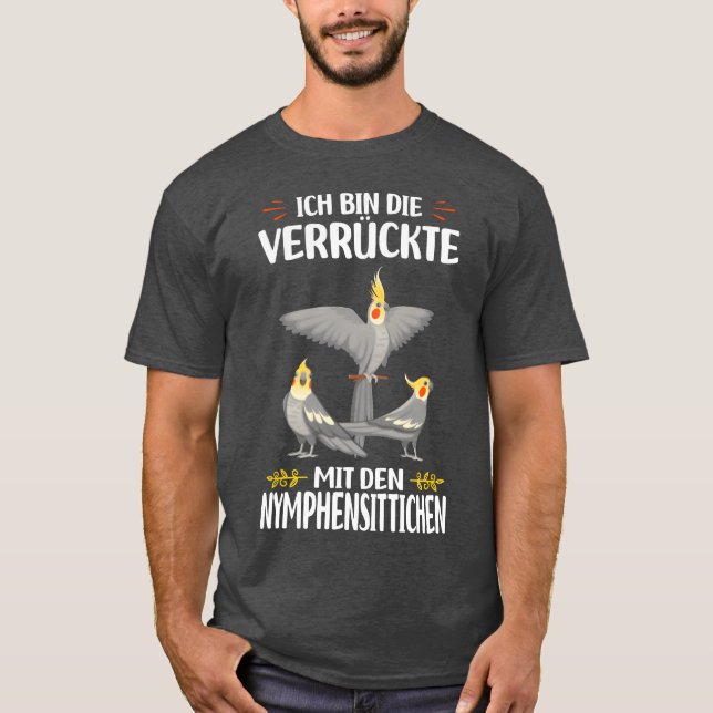Camiseta Presentes de Cockatiel Pets Bird (Frente)