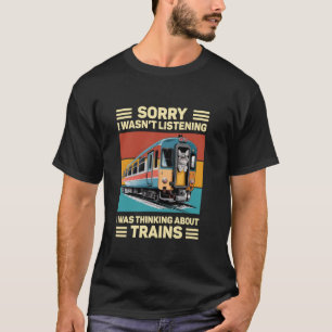 Camiseta Presentes De Comboio Modelo De Condutor Ferroviári