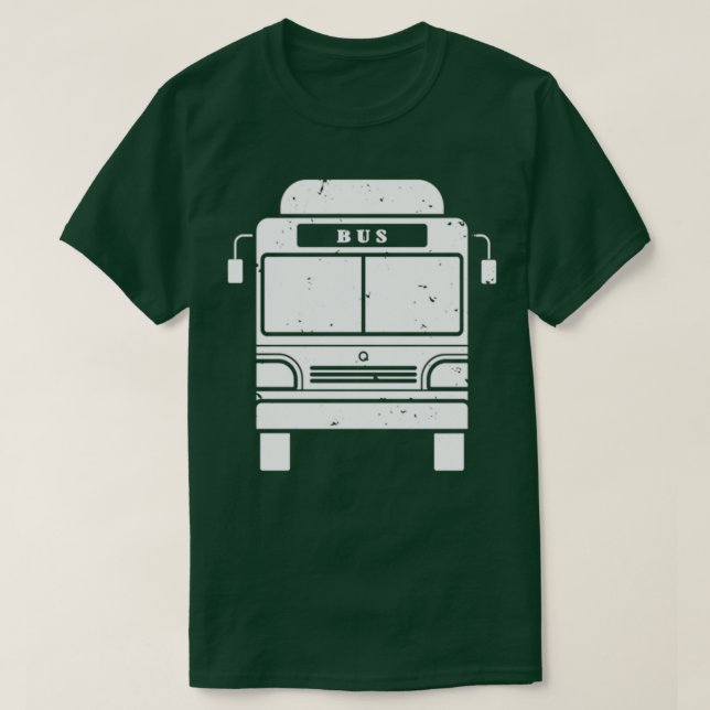 Camiseta presentes de condutor de ônibus 2 (Frente do Design)