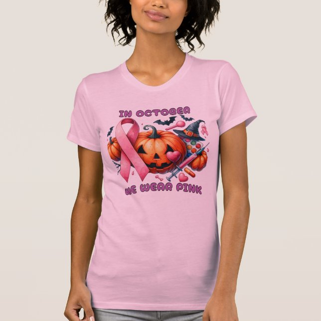 Camiseta Presentes de Consciência do Cancer da Mama de Abób (Frente)