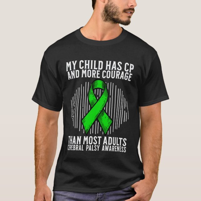 Camiseta Presentes de Conscientização da Paralisia Cerebral (Frente)
