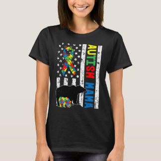 Camiseta Presentes de Conscientização sobre Autismo da Famí