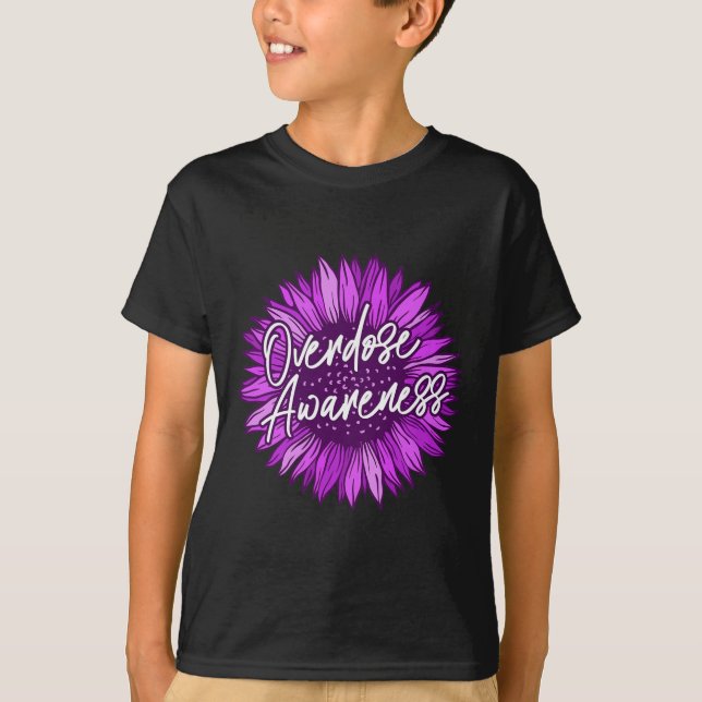Camiseta Presentes de conscientização sobre overdose de rox (Frente)