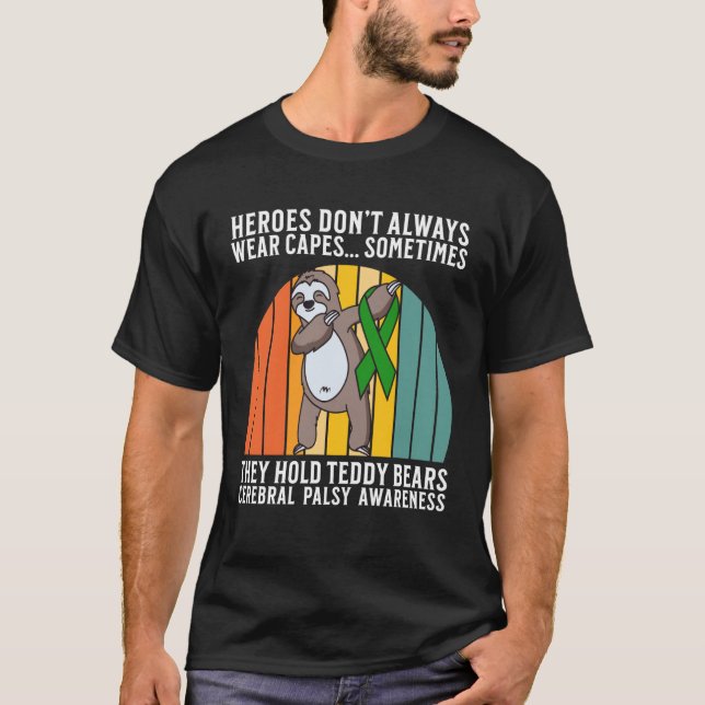 Camiseta Presentes de Conscientização sobre Paralisia Cereb (Frente)
