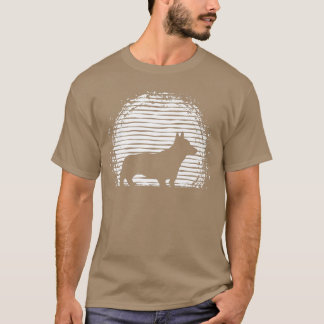 Camiseta Presentes De Corgi De Retro Vintage Para Amantes D