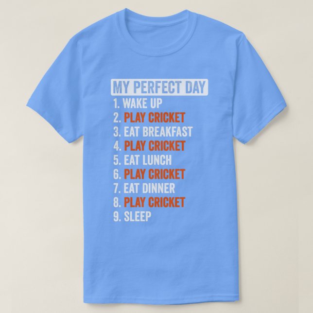 Camiseta Presentes De Críquete Para Homens (Frente do Design)