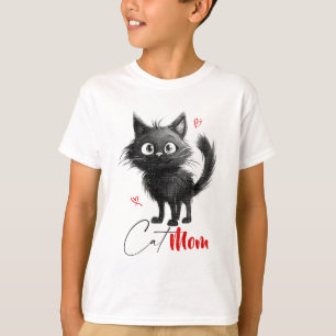 Camiseta presentes de Dia de as mães da Cat Mãe