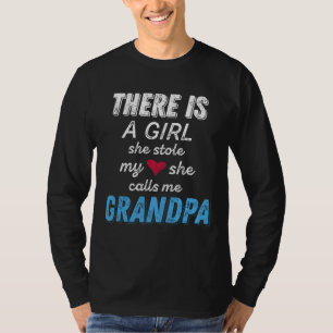 Camiseta Presentes de dia de os pais para o vovô da neta
