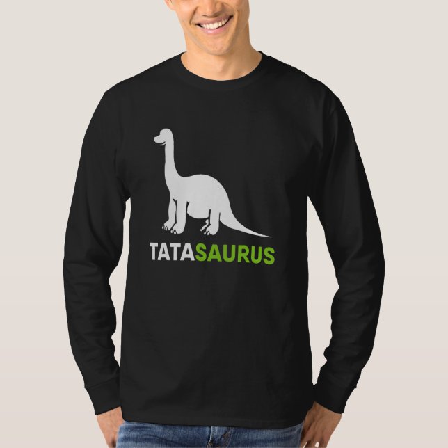 Camiseta Presentes De Dia de os pais Tatassaurus Para Tata  (Frente)