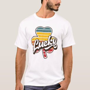 Camiseta Presentes de Dia de São Patrício Feliz de Shamrock