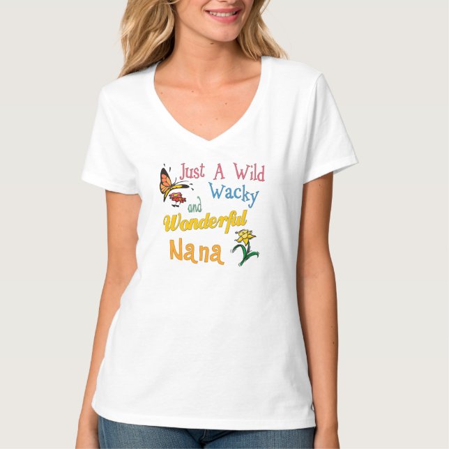 Camiseta Presentes De Excelente Para Nanas (Frente)